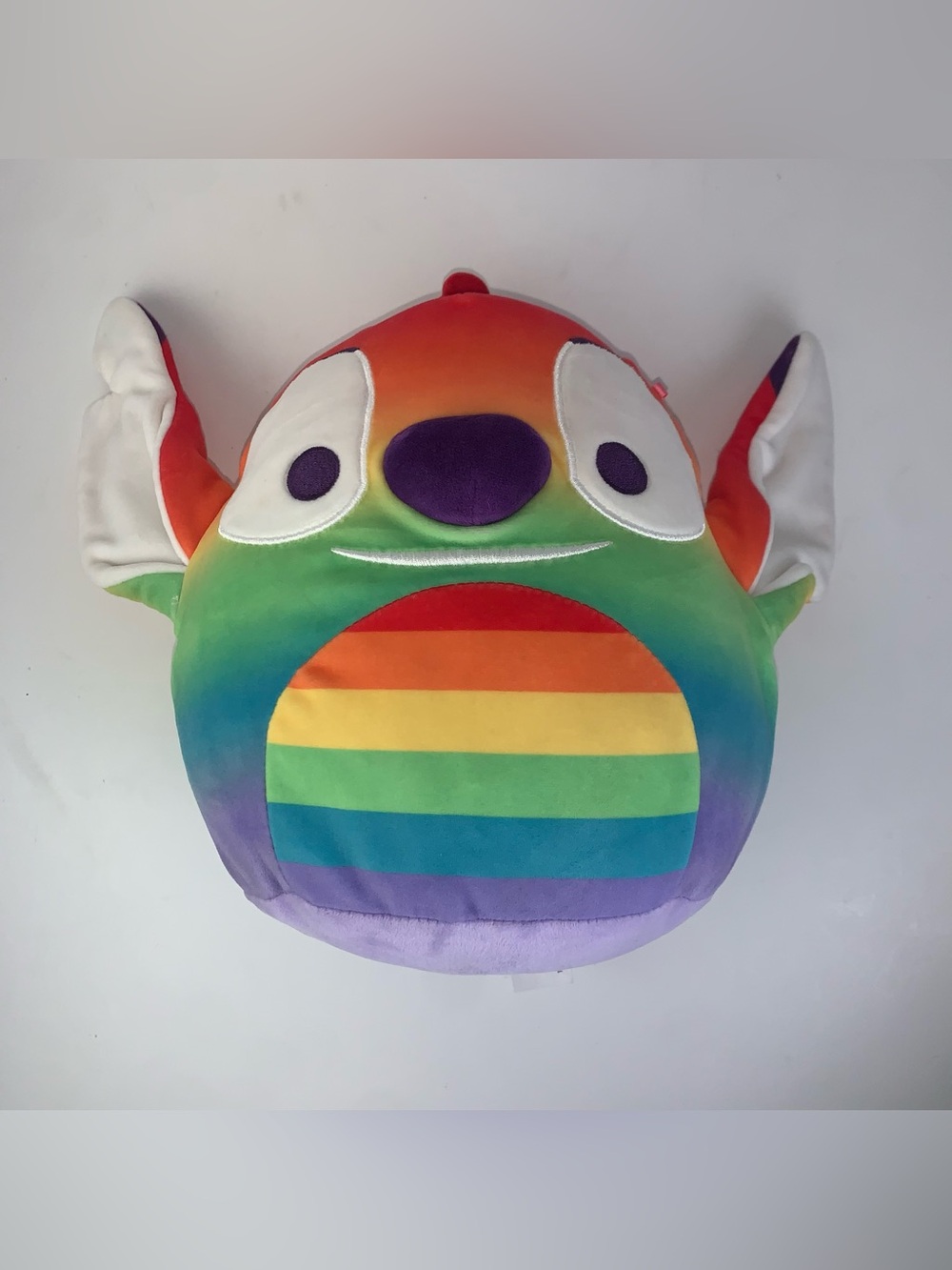 DISNEY Plush SQUISHMALLOWS Rainbow Pride Lilo STITCH 9" Stuffed